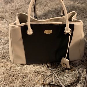 Navy and Cream lovely Carryall